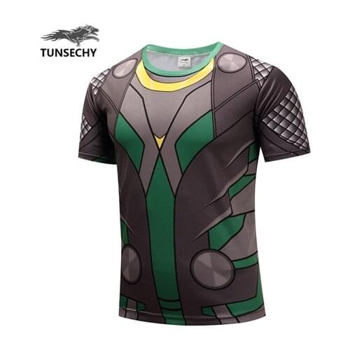 2021 round neck 3D digital printing mens T-shirt printing sports riding summer short-sleeved casual round neck