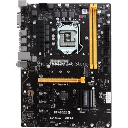 Original Disassemble Motherboard for TB250-BTC CRYPTO-MINING Motherboard