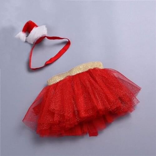 0-2Y Toddler Girls tutu Skirts Baby Birthday Costume Tulle Skirt Christmas Headband Princess Pettiskirt Child Girls Clothes A339