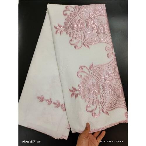 Brocade Laces Embroidery African Lace Fabric High Quality French Lace Fabric Jacquard Tissue For Wedding Party Sew OP041