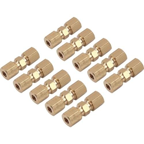 Useful Brake Line Connector Without Flaring 4.75mm 3/16 \" 100% Brand New 10x Double Cutting Ring For Brake Line High Quality