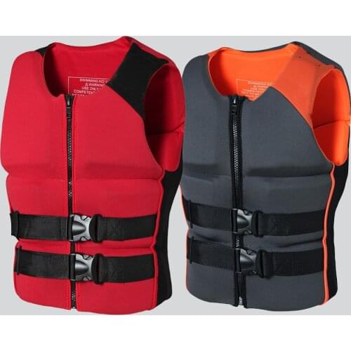 Profession Lifesaving Vest Surfing Adult Life Jacket Drifting Motorboat Buoyancy Life Jacket Swimming Floating Clothing Neoprene