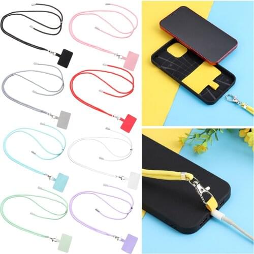Adjustable Detachable Neck Cord Lanyard Strap New Universal Phone Lanyard Phone Safety Tether For Mobile Phones Case Straps