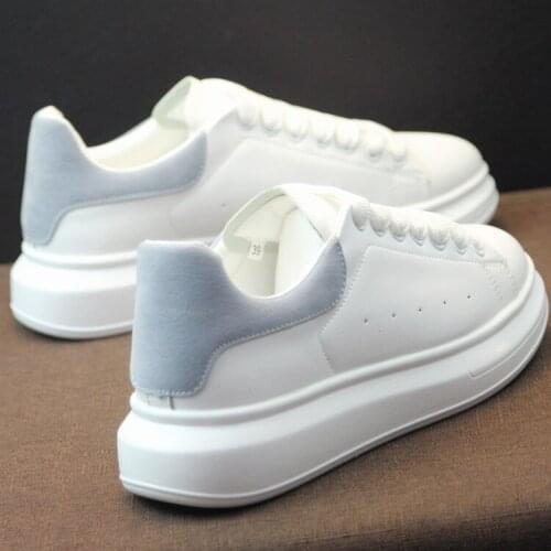 Mens fashion shoes net red small white shoes board Mens shoes 2021 new summer breathable inner height sports casual shoes