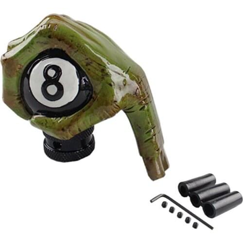 Universal Skull Head Hand Snoker Ball Gear Shift Knob Lever Shifter Car Truck Manual Stick Resin Shift knob Lever Stick Knob
