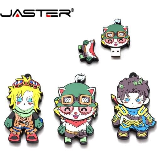JASTER Cartoon Demacia 64GB 32GB usb flash drive usb 2.0 4GB 8GB 16GB pendrive gift usb pendrive