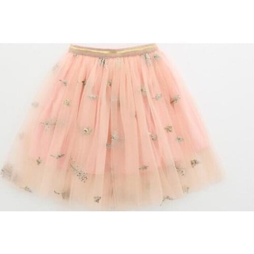 Girls skirts princess lovely tutu skirts for 2-12Year cotton printing skirts girls lace skirts spring summer kids dance clothes