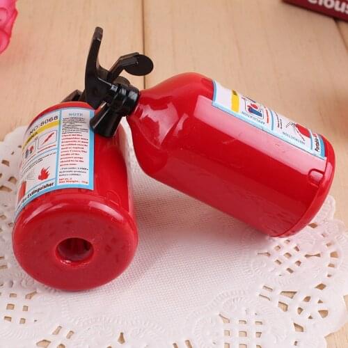 1 PCS Creative Fire Extinguisher Shape Pencil Sharpener Cutter Knife Kids Student Prize Stationery School Supplies
