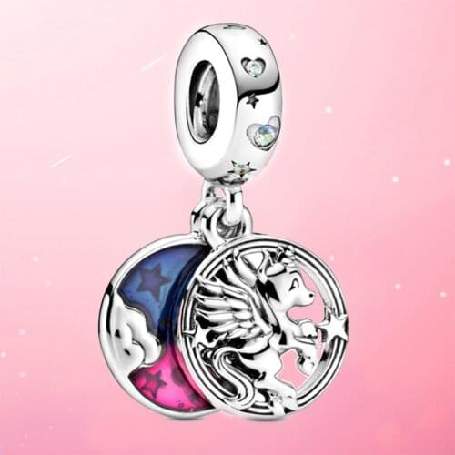 2Pcs/Lot 2020 Unicorn Beaded Accessories DIY Charm Men And Women Bracelet Jewelry Bead Making Brand Bracelet Gifts