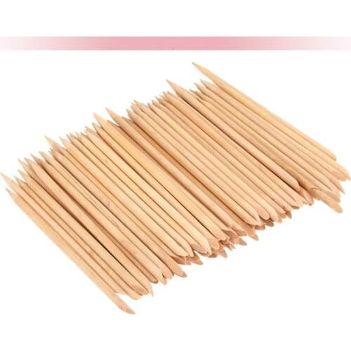 80/50/40/30/20pcs/set Women Lady Double End Nail Art Wood Stick Cuticle Pusher Remover Pedicure Professional Nail Art Tool Set