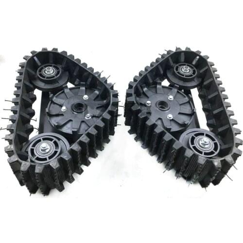 Four-wheeled Cross-country Mosha Beach Car Refitted Snowmobile Sleigh Car Rear Wheel Crawler Ski Wheel Car Go-kart Accessories