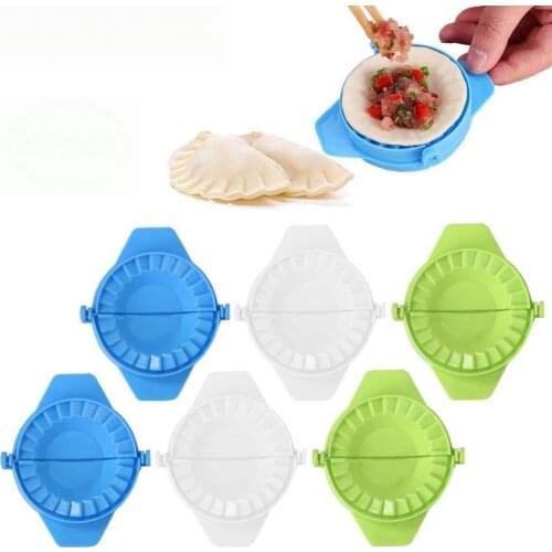 DIY Dumplings Tool Top Good Quality Dumpling Jiaozi Maker Device Easy Dumpling Mold Clips Cozinha Kitchen Accessories