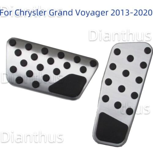 For Chrysler Grand Voyager 2013-2020 Car Accelerator Gas Brake Foot Pedal Cover Pad AT Pedals 2019 2018 2017 2016 2015 2014