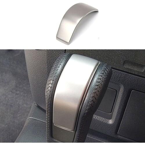 For Mitsubishi Pajero 2007 -2013 2014 2015 2016 2017 2018 2019 2020 Stainless steel Gear Shift Knob Decorator Cover