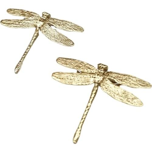 Dragonfly Shape/ brass Knobs Cupboard Pulls Drawer Knobs Kitchen Cabinet Handles Furniture Handle Hardware
