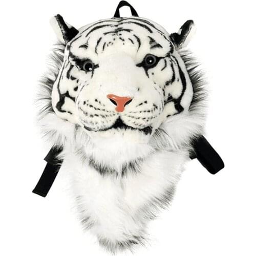 Cartoon Doll Tiger Head Simulation Backpack Animal Head Large-scale Event Performance Acting Costume Backpack