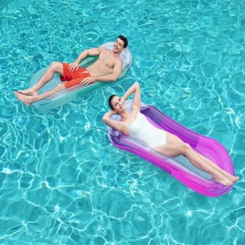 Inflatable Water Lounge Air Mattress Swimming Pool Adult Floating Bed Hammock Lounge Water Floating Bed Chair for Swimming Pool
