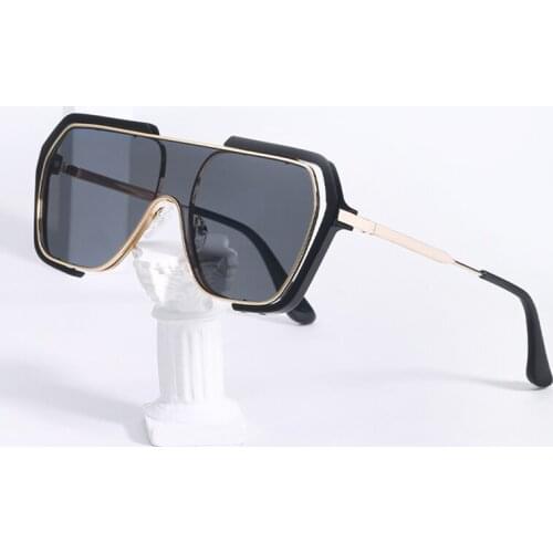2021 new retro sunglasses mens one-piece sports mens sunglasses glasses Europe and America