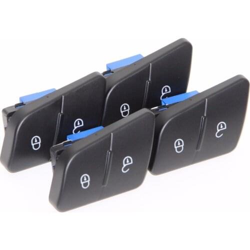 4pcs Lock Control Switch OEM Front Left Central Locking Car Door Switches Passat B6 3C 3C0 962 125 B 3C0962125B