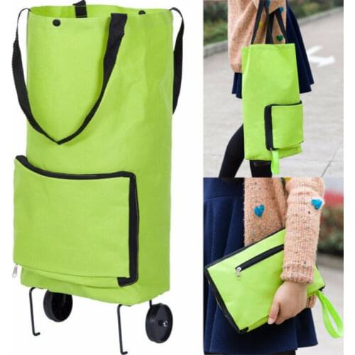 Portable Foldable Shopping Trolley Cart Luggage Travel Wheels Bag Multi-use New