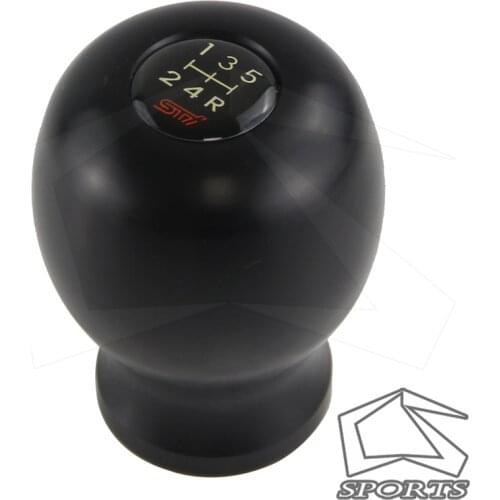5MT Shift Knob Legacy GDA GDB GC8 BLACK FOR JDM Su baru WRX Impreza STI 5MT Shift Knob Car gear knob black