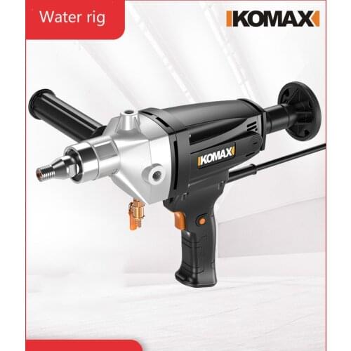 Water drilling machine, hand-held electric high-power drilling machine, concrete drilling water turning hole opener