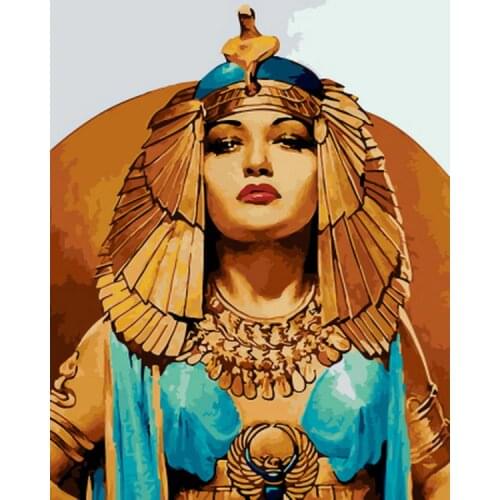 Frameless diy picture oil painting by numbers wall decor painting on canvas for home decor 4050 to egpyt