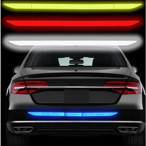 Nano Car Reflective Sticker Warning Strip Tape Traceless Protective Car Sticker Warn on Car Body Trunk Exterior Auto Accessories