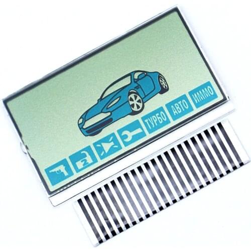 Starline A61 Lcd display flexible cable for Starline A61 lcd remote controller zebra Stripes Russian Version