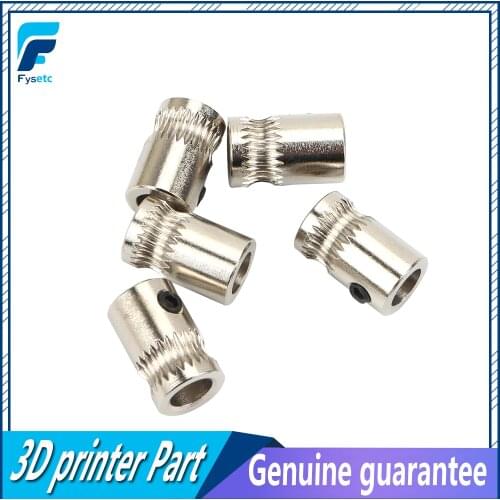 10cs Motor Gear Filament Pulley Filament Gear For Prusa i3 MK2 MK2.5/MK3 Multi Materials 2.0 3D Printer Extruder Gear