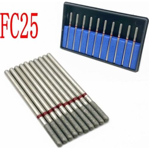 10pcs/set Dental Diamond Grinding Bur Drill Dental Polishing Burs Nail Drill Polish Burs Dentistry Tools Craft Polisher