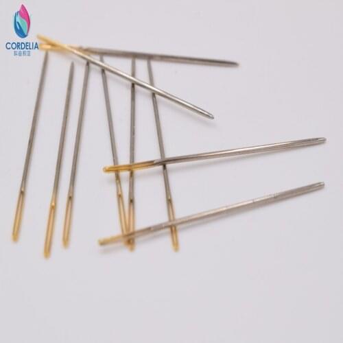 10 pcs china factory wholesale price #24 golden tail pins for cross stitch as sewing accessories embroidery pins for home DIY