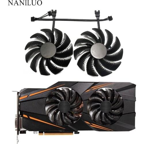 129215SU GV-RX570/RX580 игровой GV-RX470 WF2/RX480 WF2 88 мм вентилятор для охлаждения карт Gigabyte