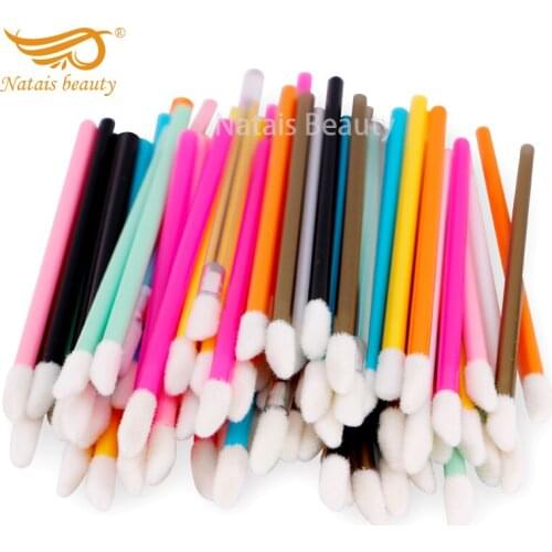 200pcs/lot wholesale makeup tool colorful disposable plastic mascara lip brushes free shipping