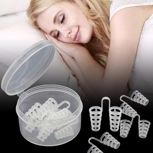 Mayitr 4Pcs Snoring Anti Snore Nasal Dilators Breathe-Easy Stop Cones Congestion Aid Sleep Relieve Snore Device For Health Care