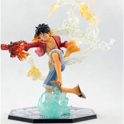 Anime One Piece Monkey D Luffy Battle Ver. PVC Action Figure Brinquedos Zero One Piece Figures Collection Model Toys 14CM