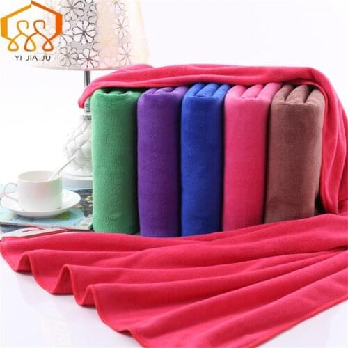 70*140cm Microfiber Bath Towel for Adults Thick Soft Super Absorbent Beach Towel Bathroom Outdoor Travel Microfibra Sport Towel