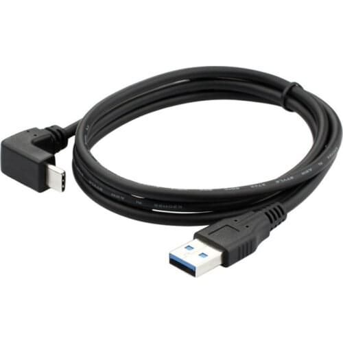 90 Degree Android Charging Cable USB3.1 Type-C 3A Fast Charging Cable for Samsung, Huawei Phones