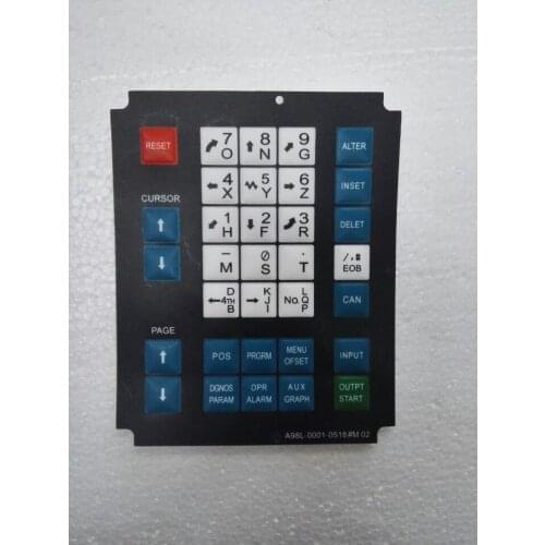 A98L-0001-0518#M02 Membrane Film for CNC Panel repair~do it yourself,New & Have in stock