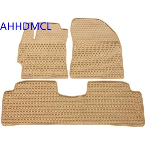 Car Rubber Mats Floor Mats Anti Slip Mat Carpet Feet Pads For Corolla 2007 2008 2009 2010 2011 2012 2013 Left Hand Drive