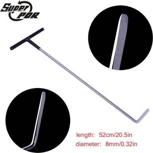 Super PDR Dent Removal Paintless Dent Repair Tools Push Rods Hooks Hand Tool Pry Bar Hail Damage Repair Tools Opening Tools