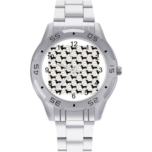 Dachshund Quartz Watch Steel Design Wrist Watch Lady Fitness Vintage Good Quality Wristwatch