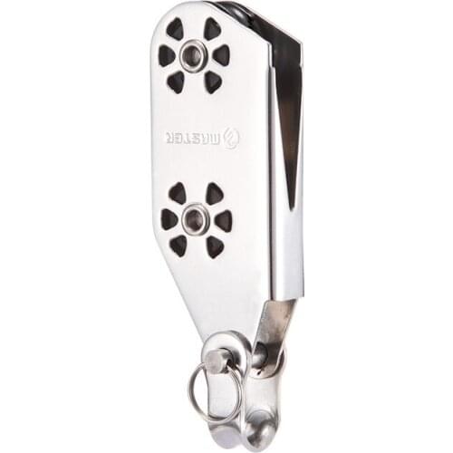 Marine Boat Yacht Sailboat Dinghy 22mm 7/8 Inch Fiddle V cleat Block Small Boat Block Master SB-2217F