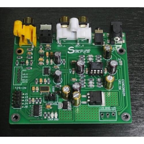 New ES9038 Q2M DAC DSD decoder board supports IIS DSD 384KHz coaxial fiber DOP