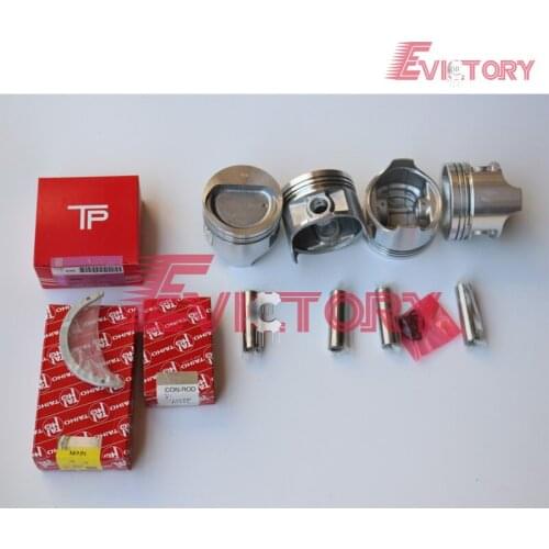 New 5K piston + ring full engine gasket bearing kit for TOYOTA FORKLIFT