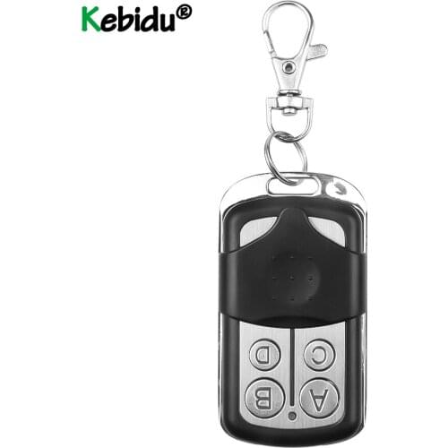 Portable ABCD 4 Keys Mini 433Mhz RF Remote Controller Alarm Duplicator Cloning Code Remote Control For Garage Gate Door Opener