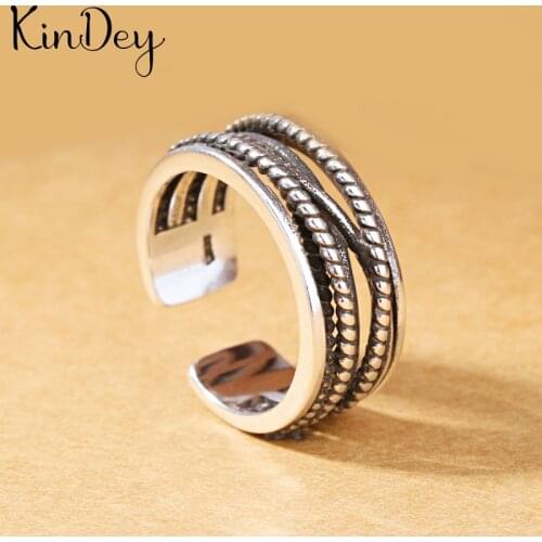 Luxury Brand Creative Style Boho Chains Rings For Women Adjustable Ring Fashion Charm Jewelry Wholesale 2021