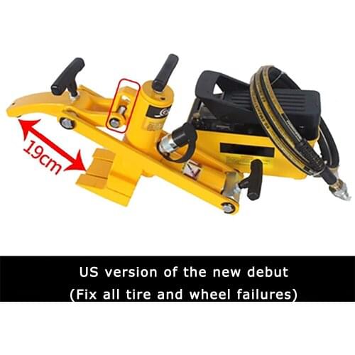 Forklift Tire Removal Tool Pneumatic Portable Forklift Tire Pickup Tire Press Loader Tire remove Tool use for Truck, lorry