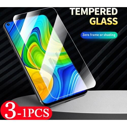 3-1Pcs for Redmi note 10 9 pro Max 10S 9S 9T 8 8T 7 7S tempered glass 10X 5G phone screen protector smartphone protective film