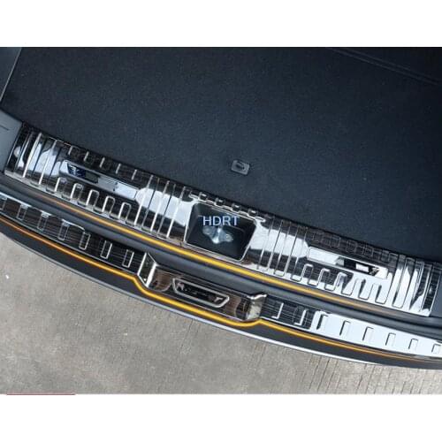 Car accessories For Hyundai Tucson-L 2021 stainless steel Rear Trunk Boot Bumper Guard Plate Protector Molding Trim